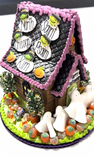 Halloween Gingerbread House